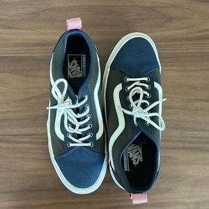 Vans Women's Sentry Old Skool WC Blue Green Blue Low Top Shoes Sneakers Size 9.5